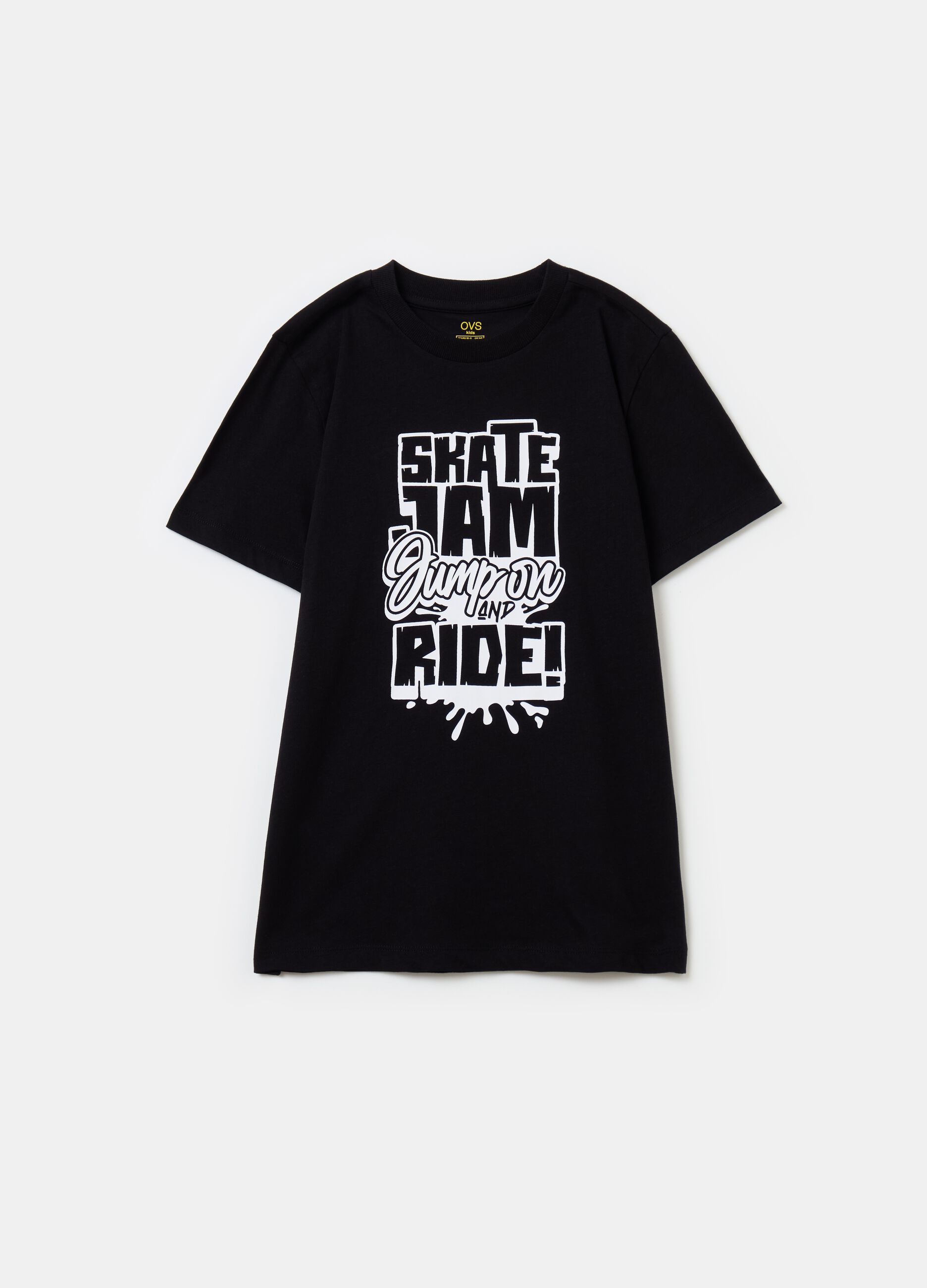 Printed cotton T-shirt
