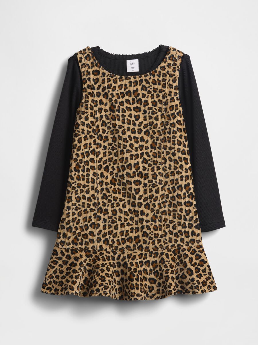 Multicolour cotton dress for girls_1