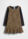 Multicolour cotton dress for girls_1
