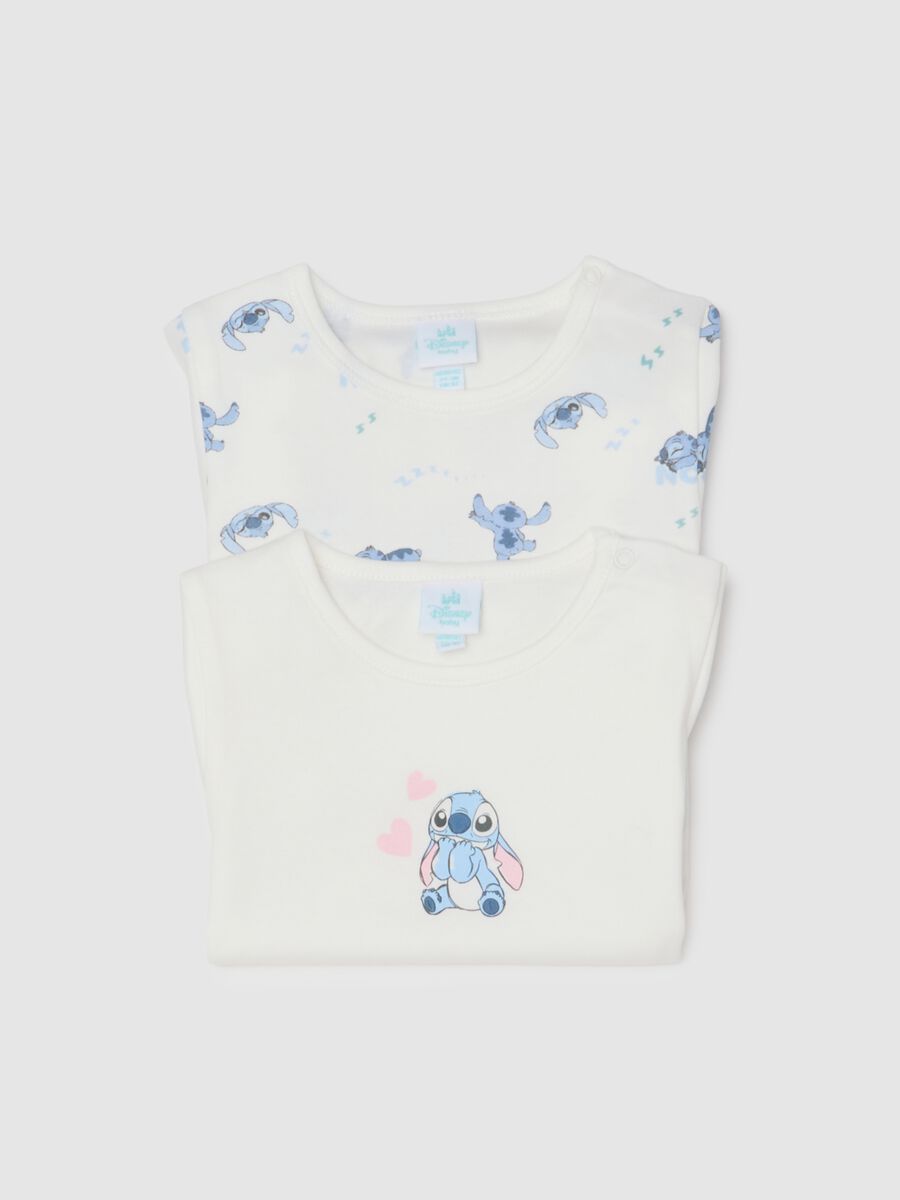 Bipack body da neonata in puro cotone bianco con maniche corte_3