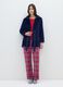Blue Coral Fleece Dressing Gown_0