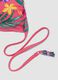 Pink triangle bikini top in stretch fabric_5
