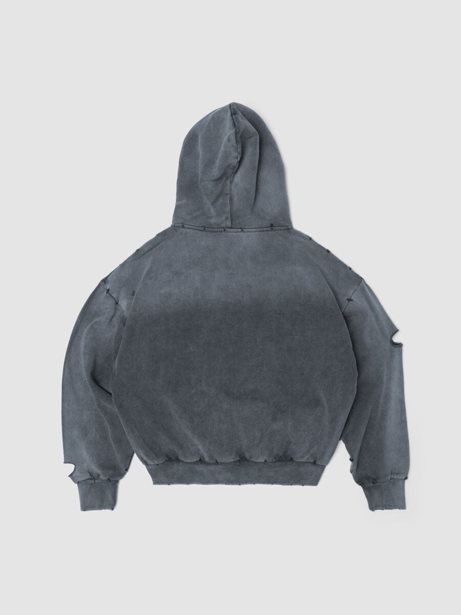 Full-zip Hoodie Sunfaded Grey_5