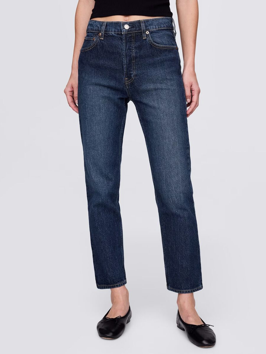 Straight-fit, high-rise jeans_1