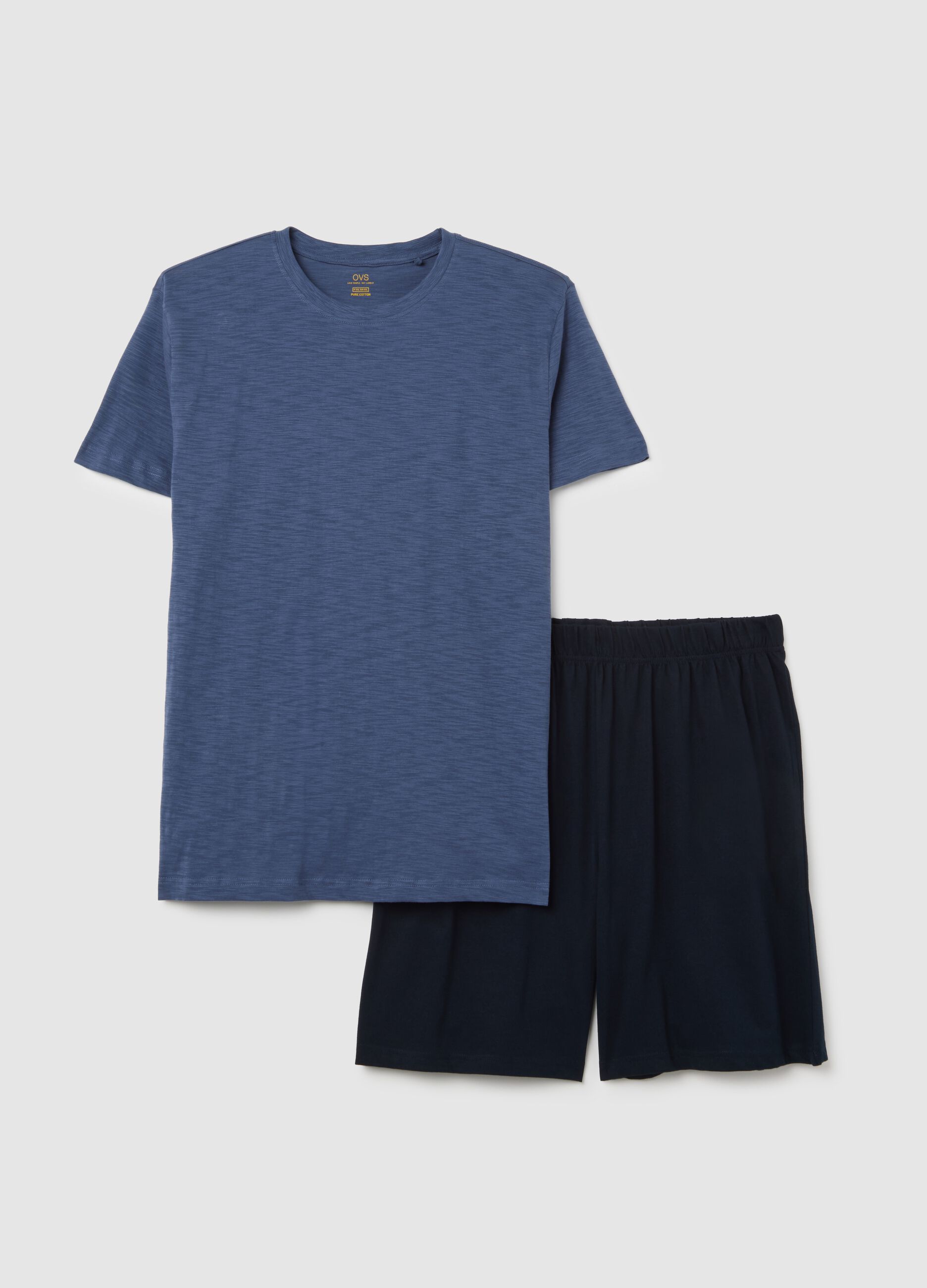 Blue Ovs Pyjamas in Pure Cotton
