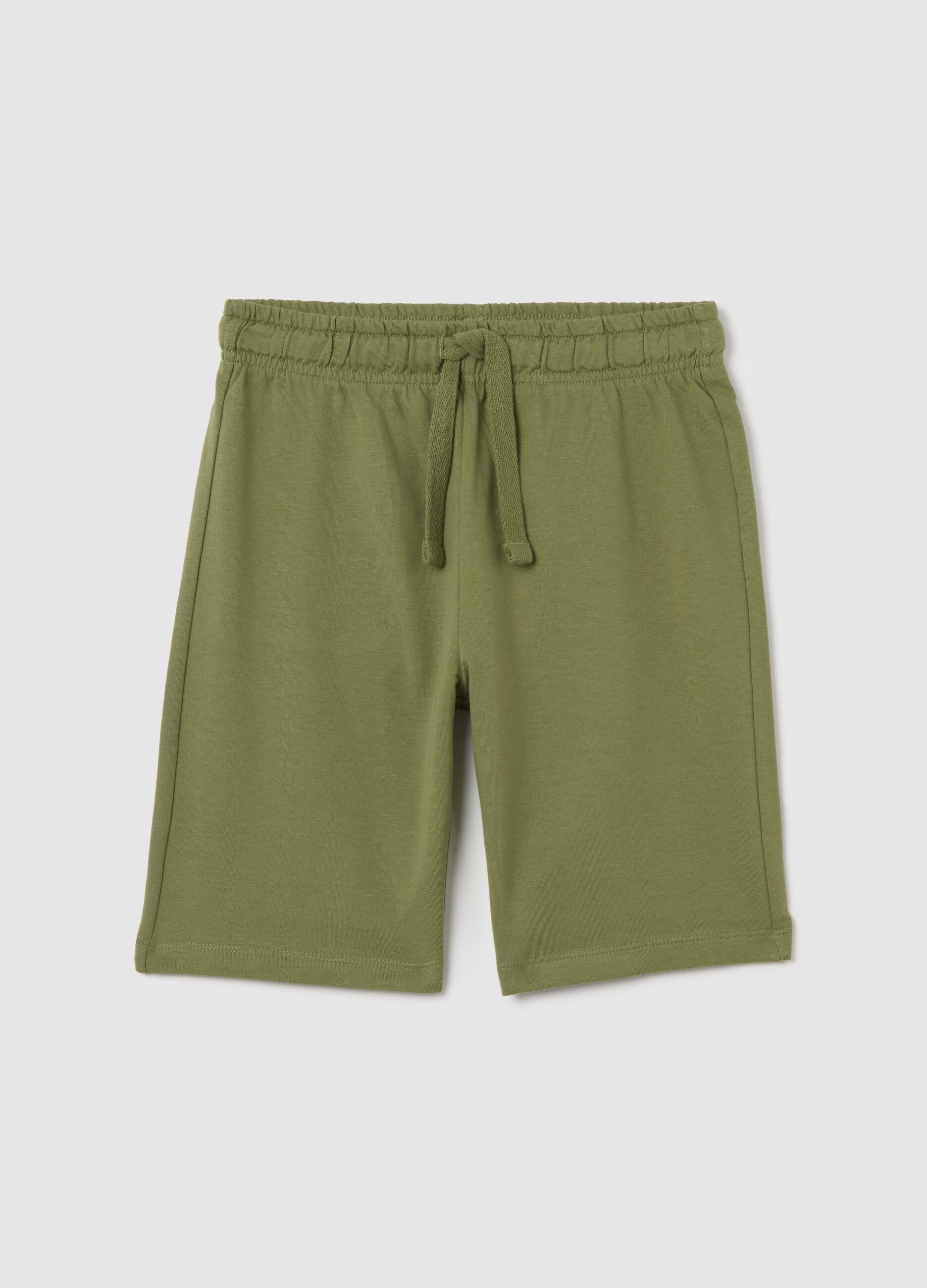OVS Kids pure cotton green shorts for boys