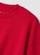 Red crew-neck T-shirt in pure cotton, boxy fit_5