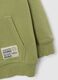 Children's green hoodie in pure cotton regular fit_3