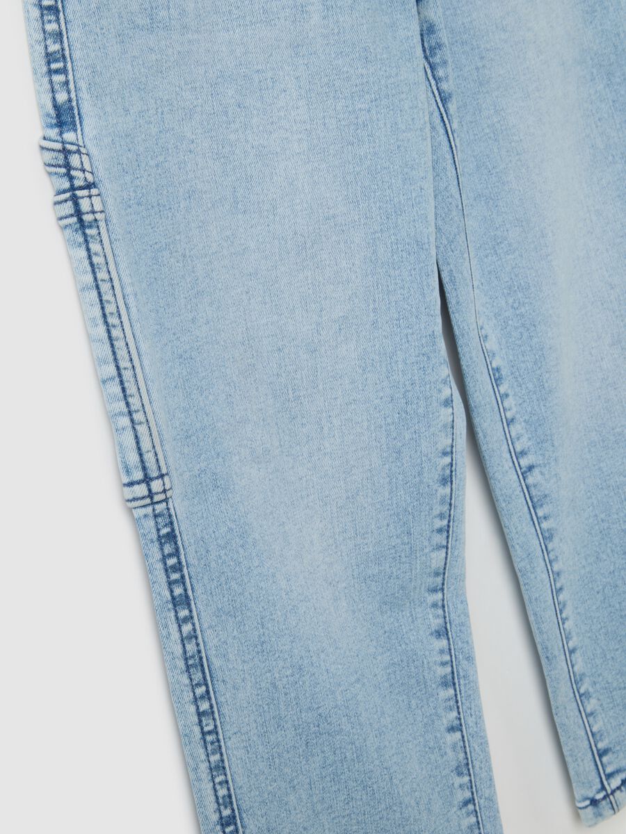 Regular fit blue denim jeans for kids_3