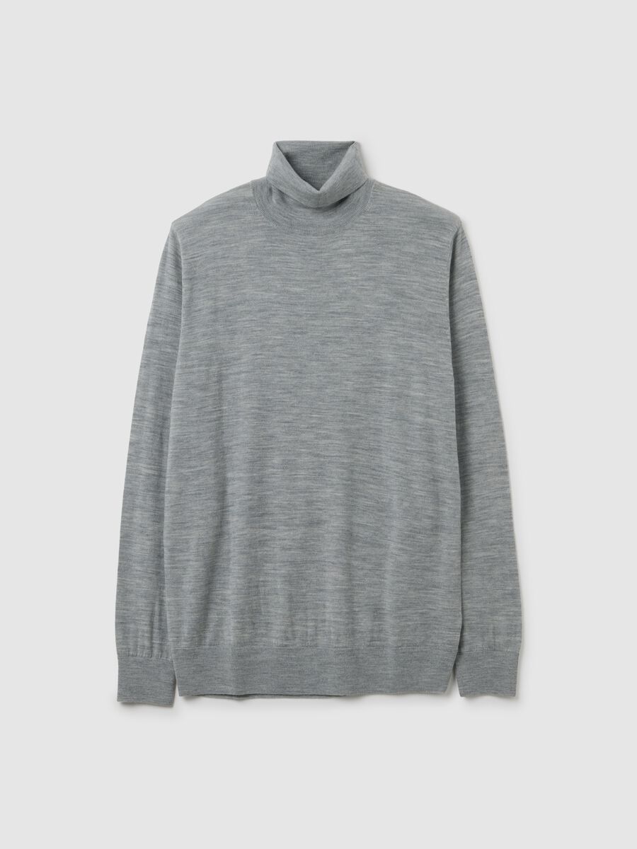 Turtle-neck Merino wool pullover_1