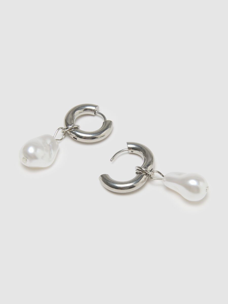 Multicolour Stainless Steel Drop Earrings_2