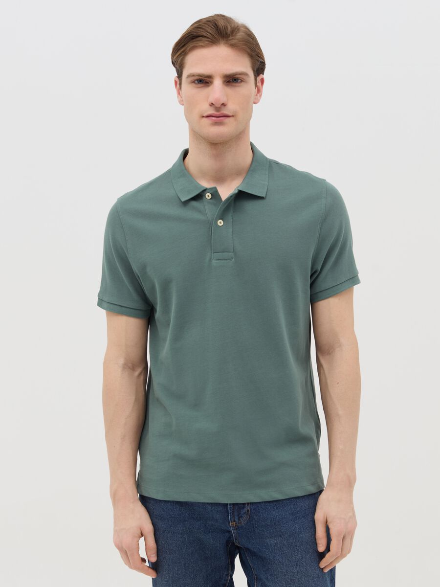 Organic cotton regular-fit polo shirt_0