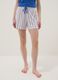 Pure cotton striped pyjama shorts, multicolour, regular fit_1