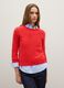 Red pure wool jumper regular fit_2