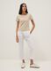 Beige short-sleeved pure cotton T-shirt_2
