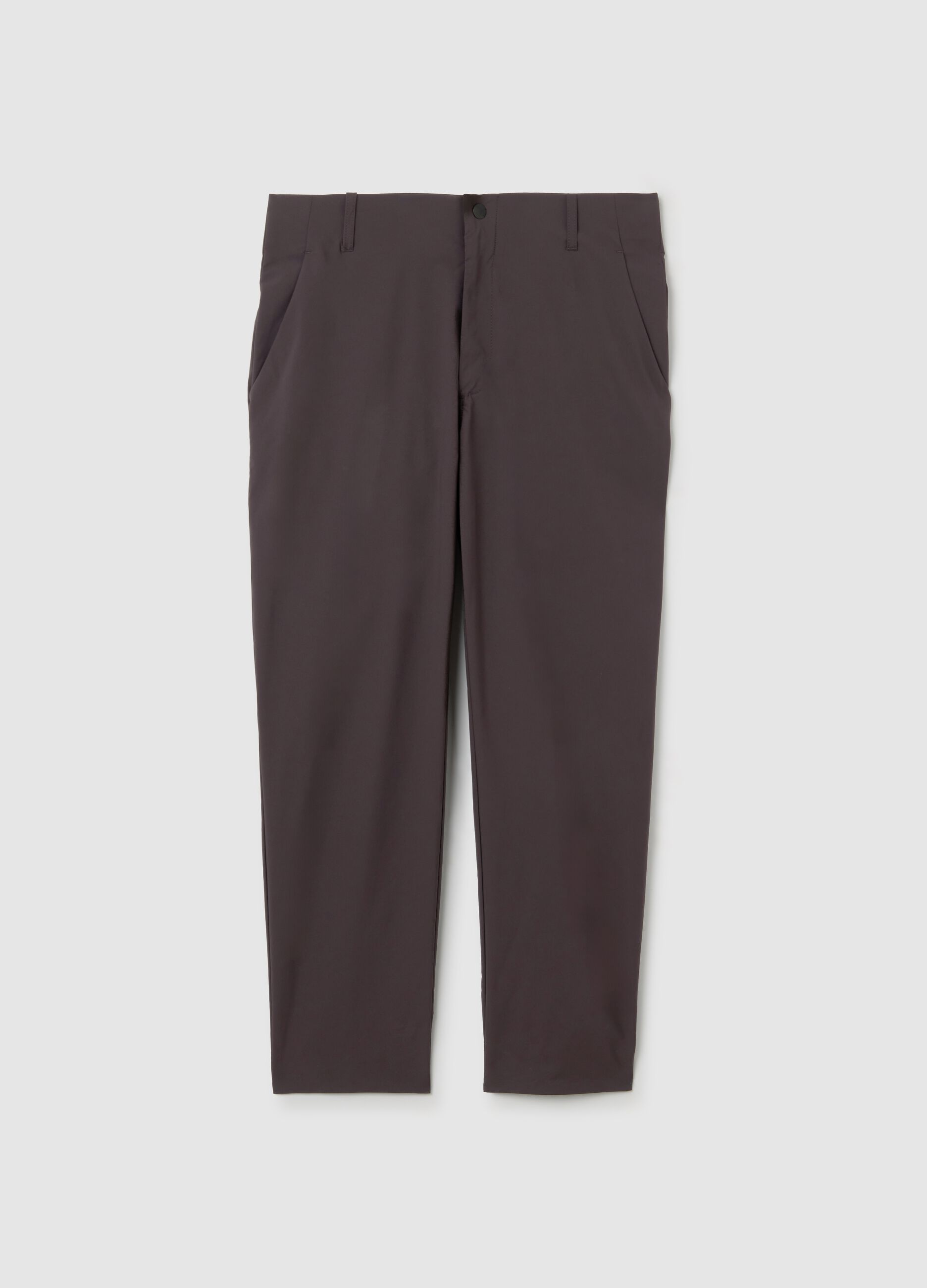 ALTAVIA STUDIO straight-leg technical-fabric trousers