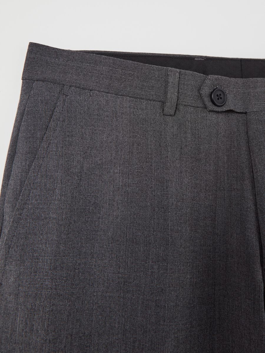 Pantalone easy fit melange_1