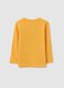 Children's yellow pure cotton t-shirt regular fit_1