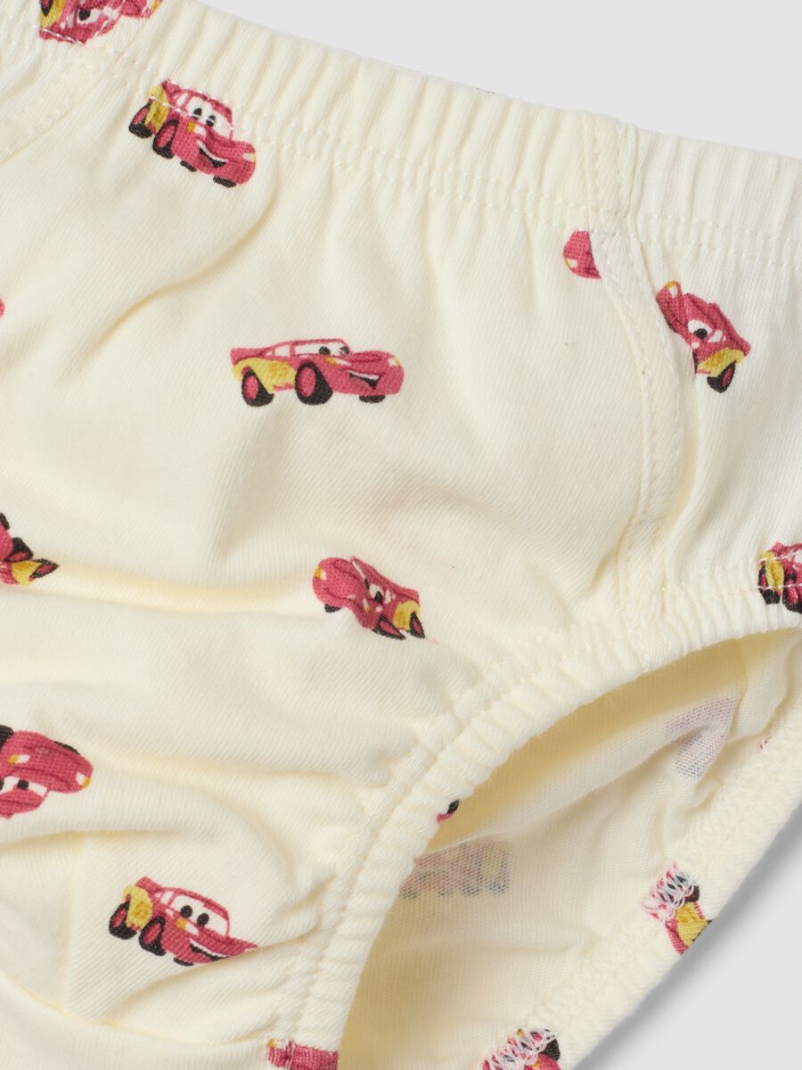Pack of five organic cotton Cars-print baby briefs_2
