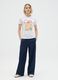 White regular fit pure cotton T-shirt_1