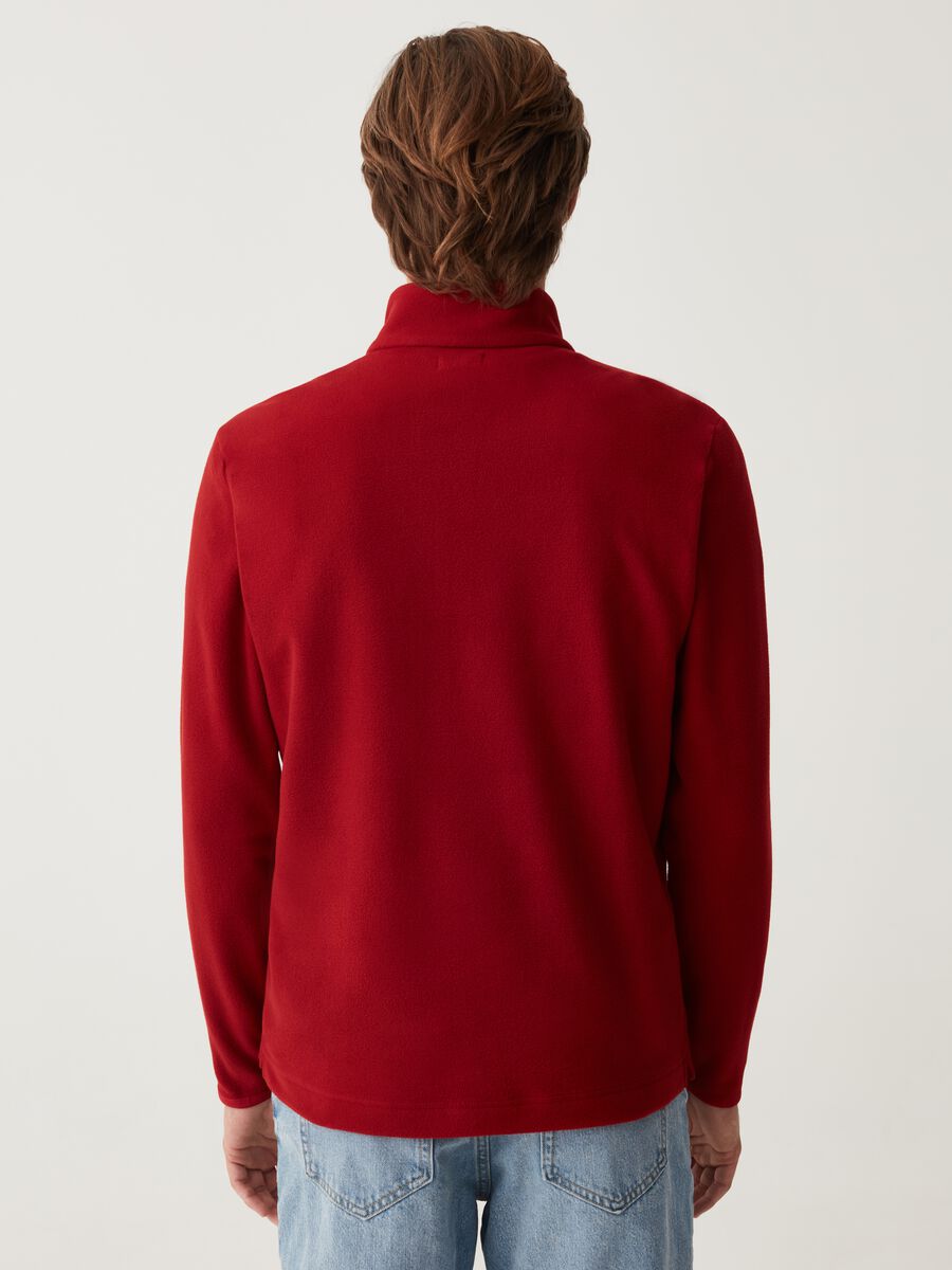 Half-zip sweatshirt in fleece_2
