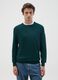 Green Regular Fit Viscose Blend Jumper_1