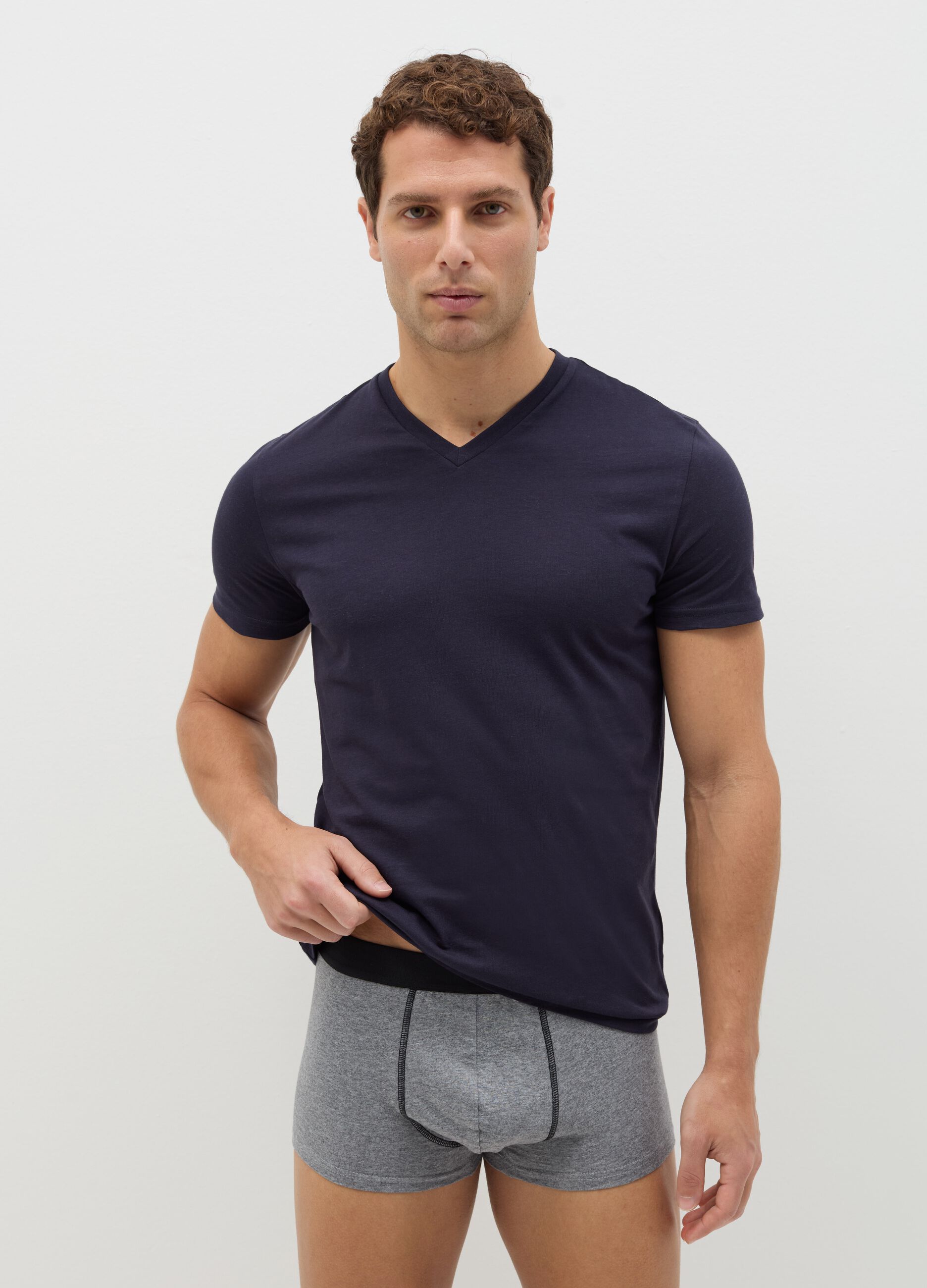 Five-pack cotton boxer shorts