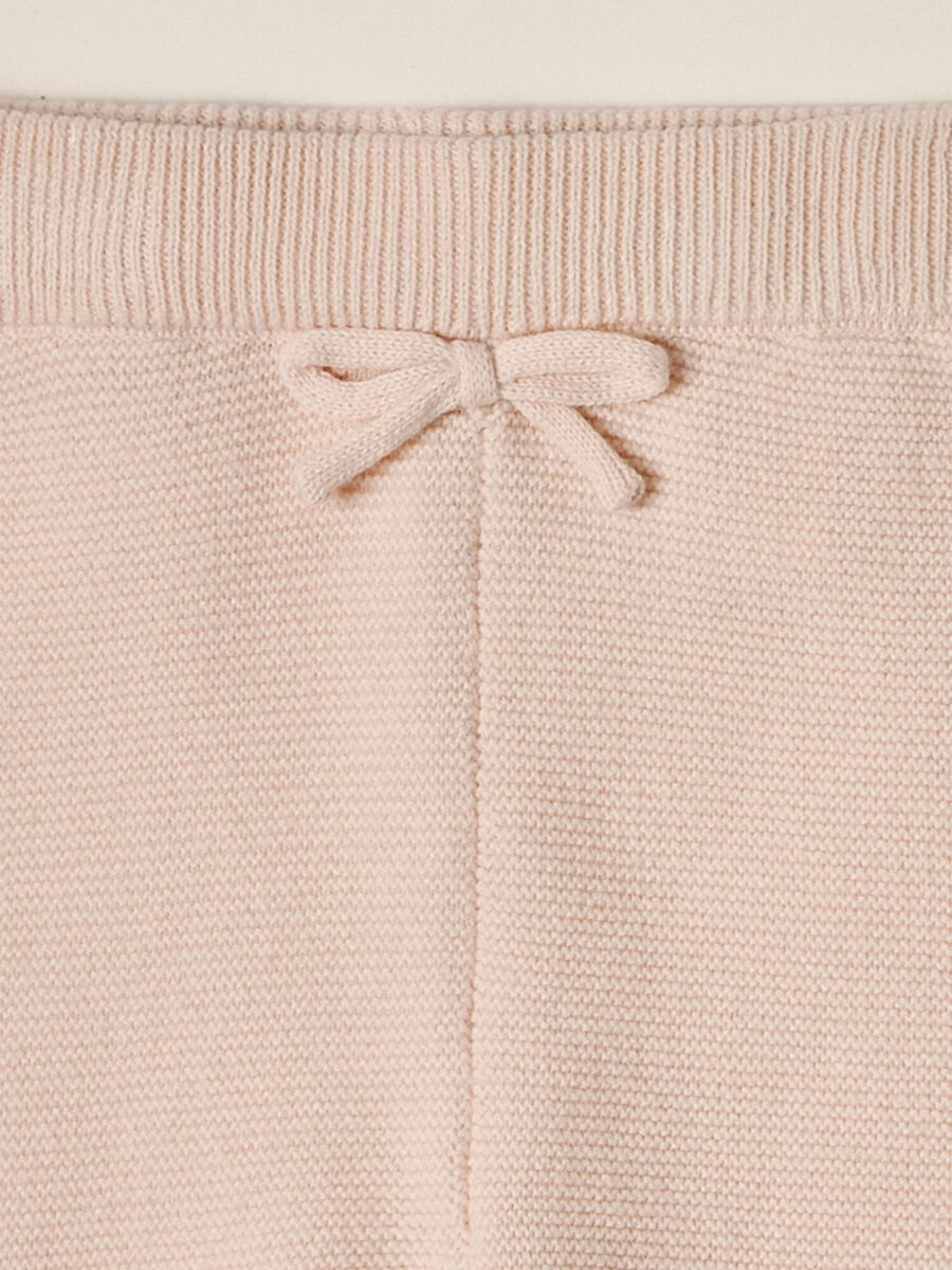 IANA newborn girl knit set in 100% cotton_3