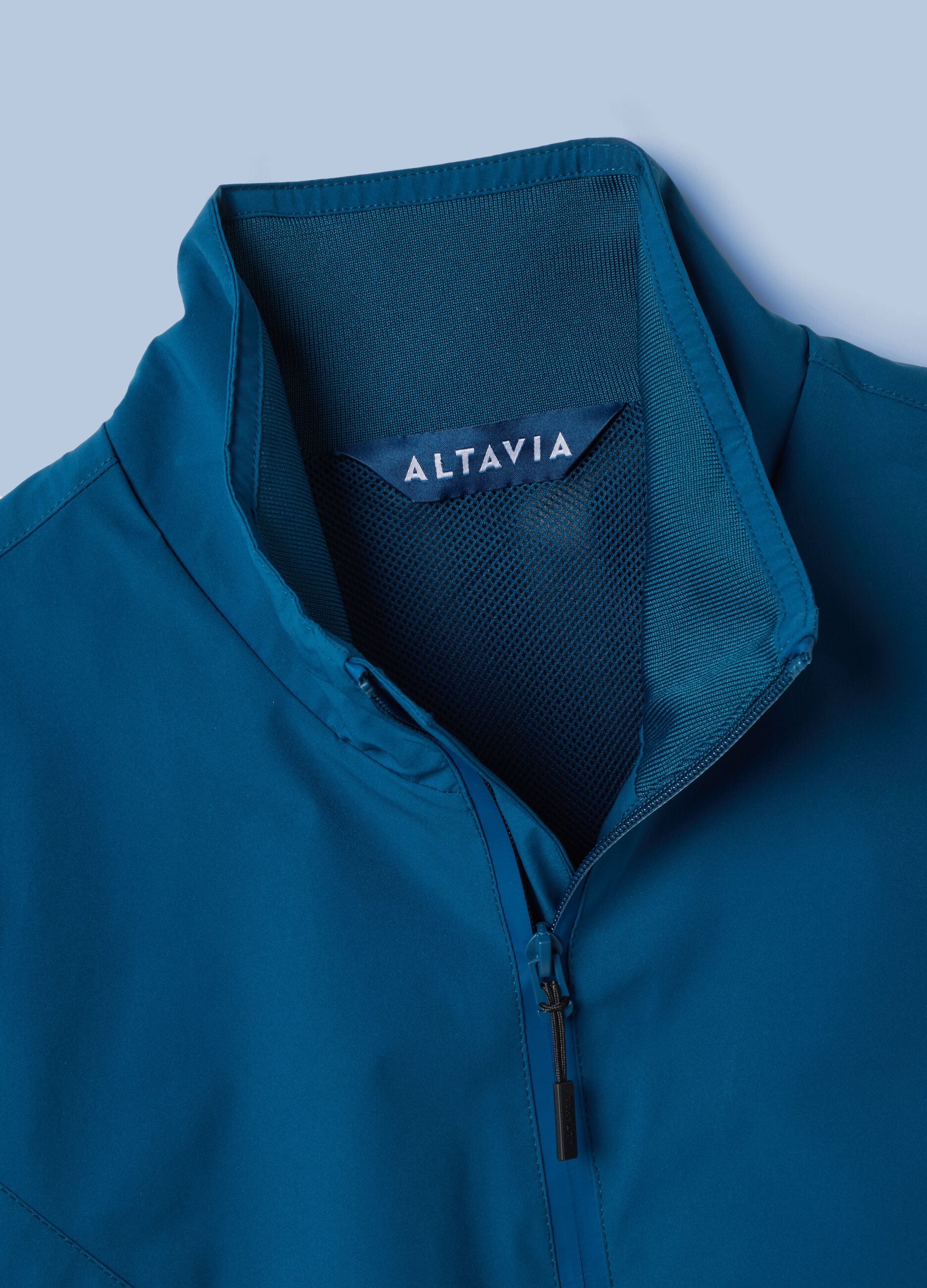 Giacca sportiva antivento ALTAVIA SAILING blu con zip