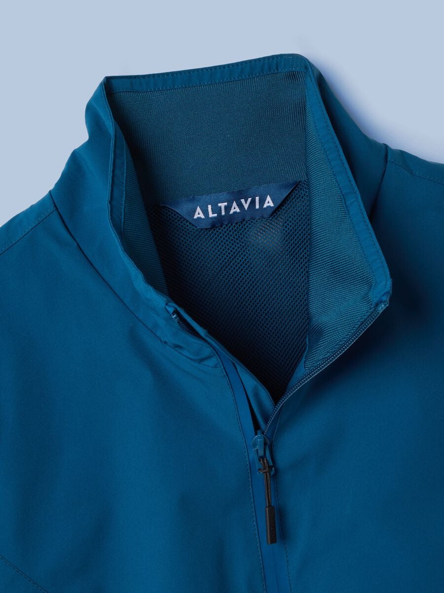 ALTAVIA SAILING blue windproof sports jacket with zip_6