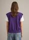 Purple viscose-blend vest in plain knit_3