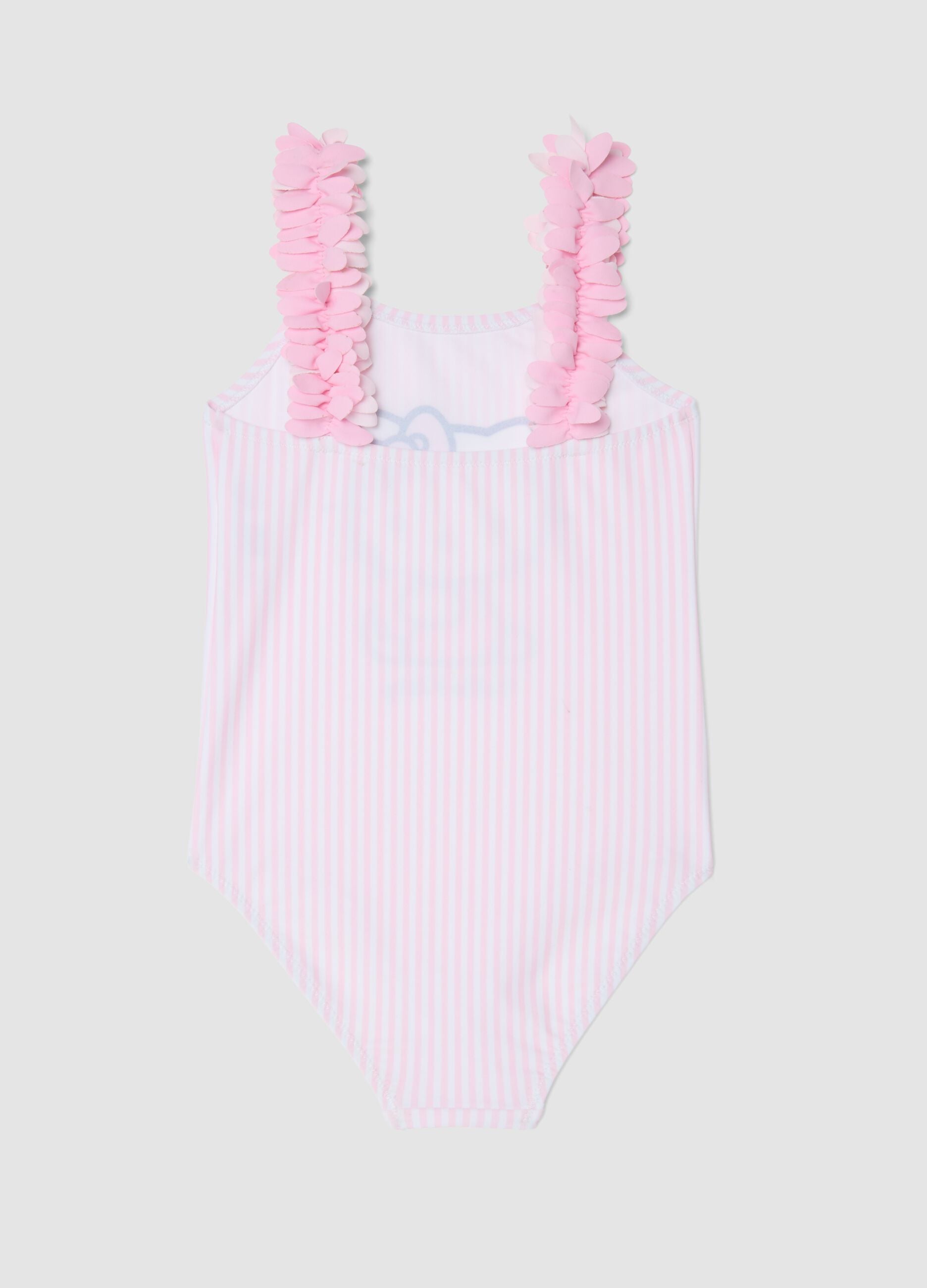 Pink stretchy swimsuit