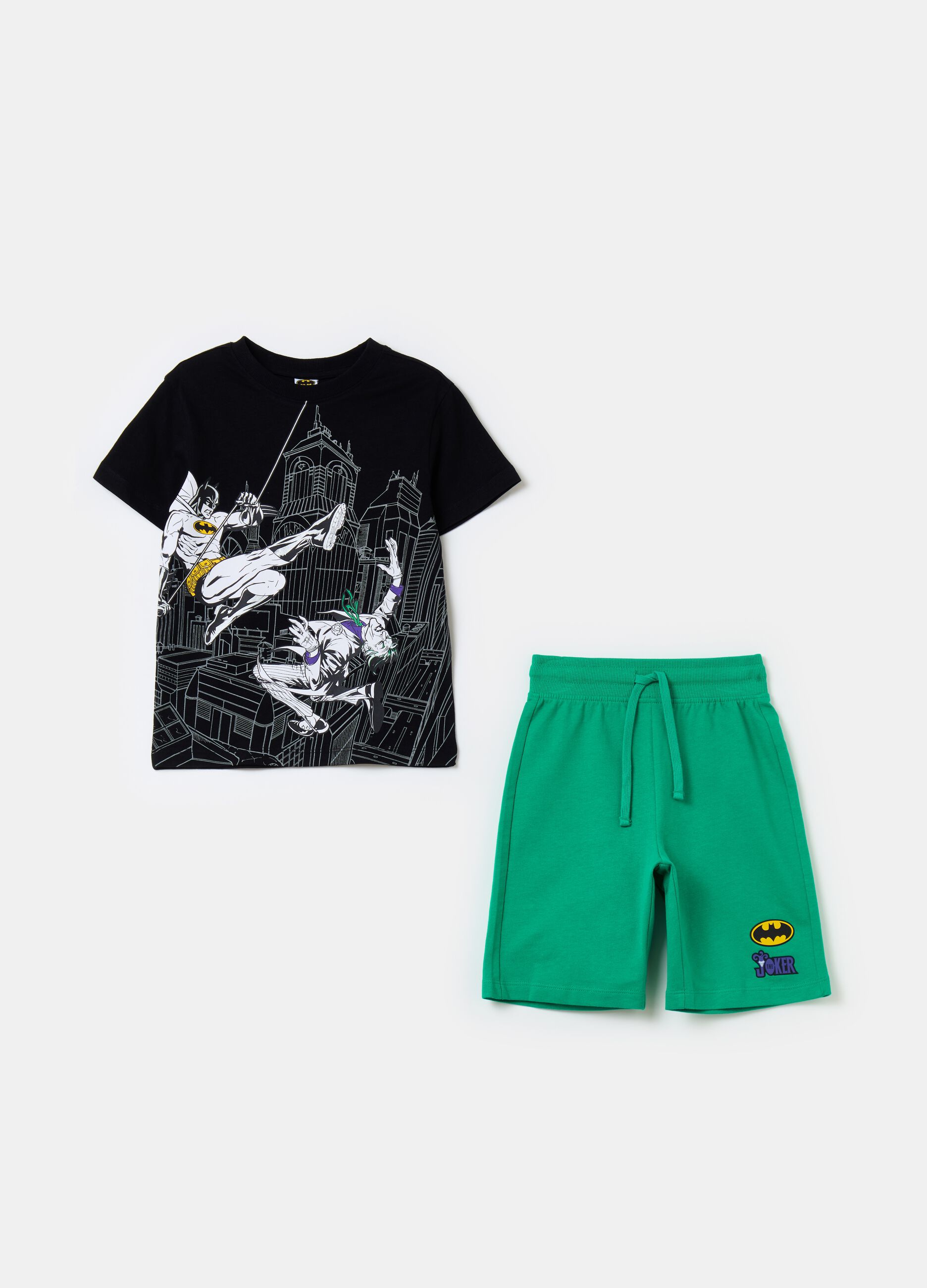 Batman and Joker jogging set in cotton