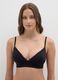 Black Bra in Stretch Fabric_0