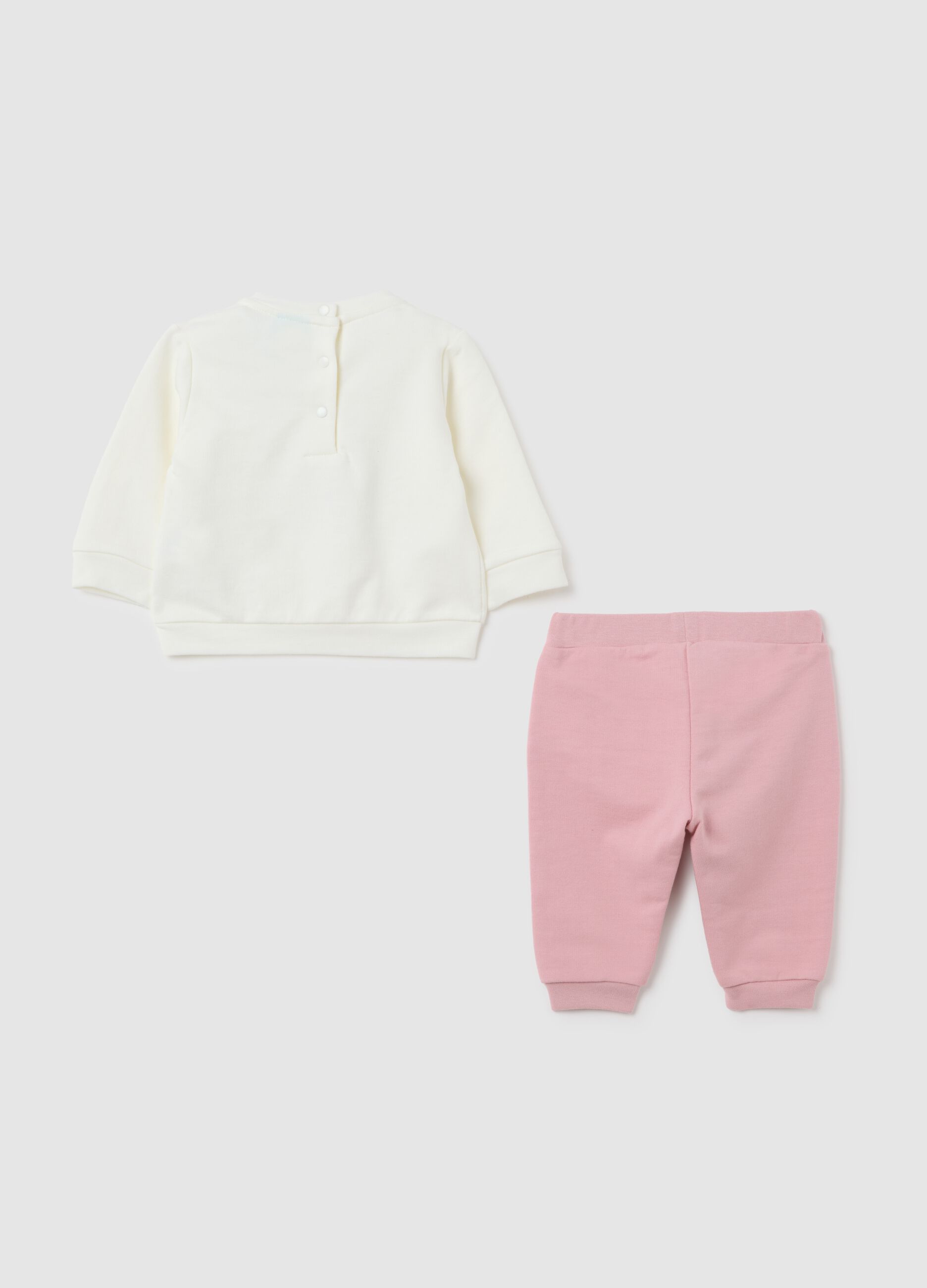 Multicolour pure cotton baby girl outfit