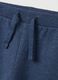 Baby trousers in pure blue cotton with regular fit_2