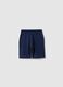 Boys' pure cotton blue shorts regular fit_1