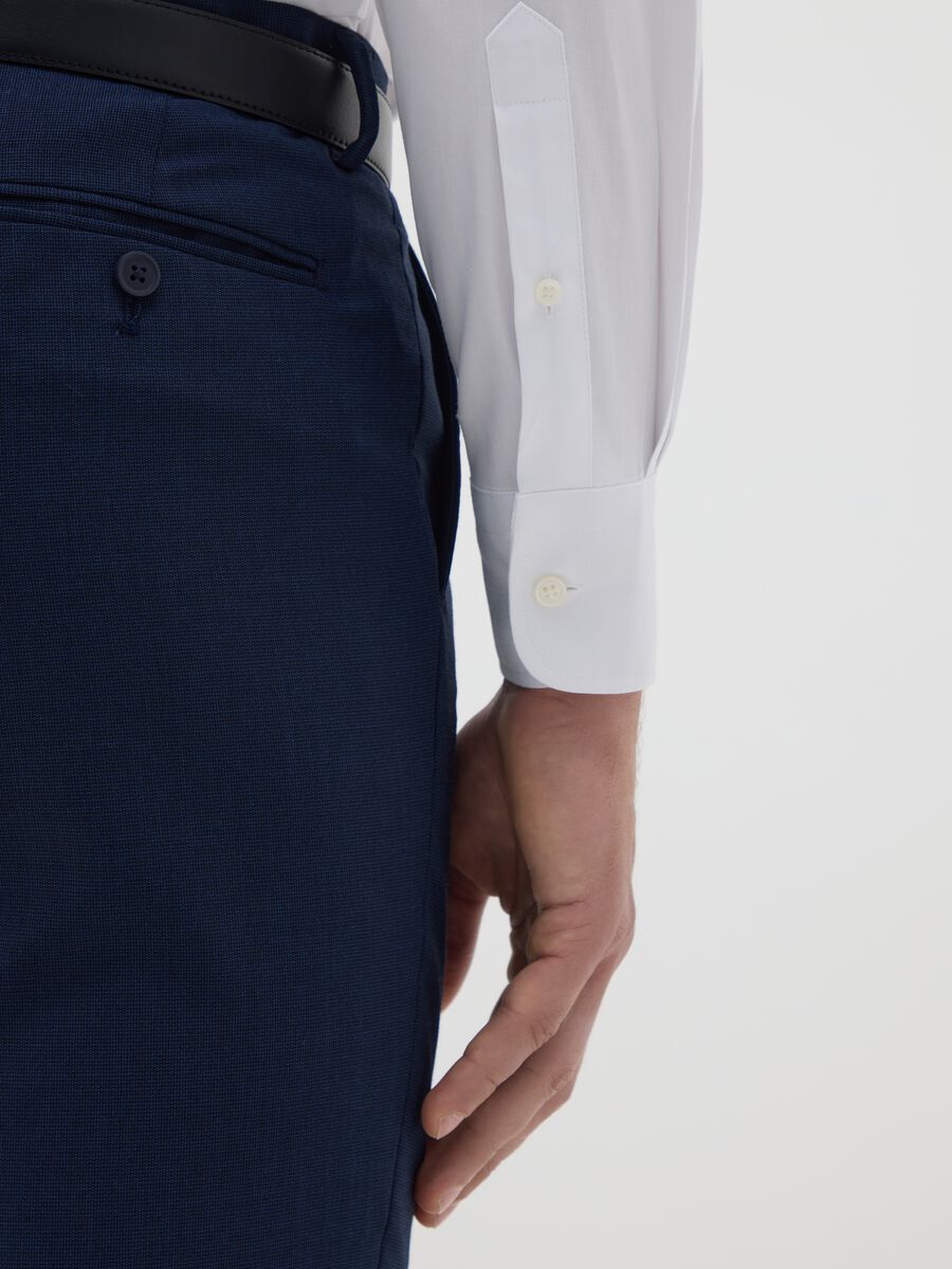 Slim button-down shirt in cotton_1