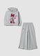 Grey cotton-blend tracksuit with Minnie print_0