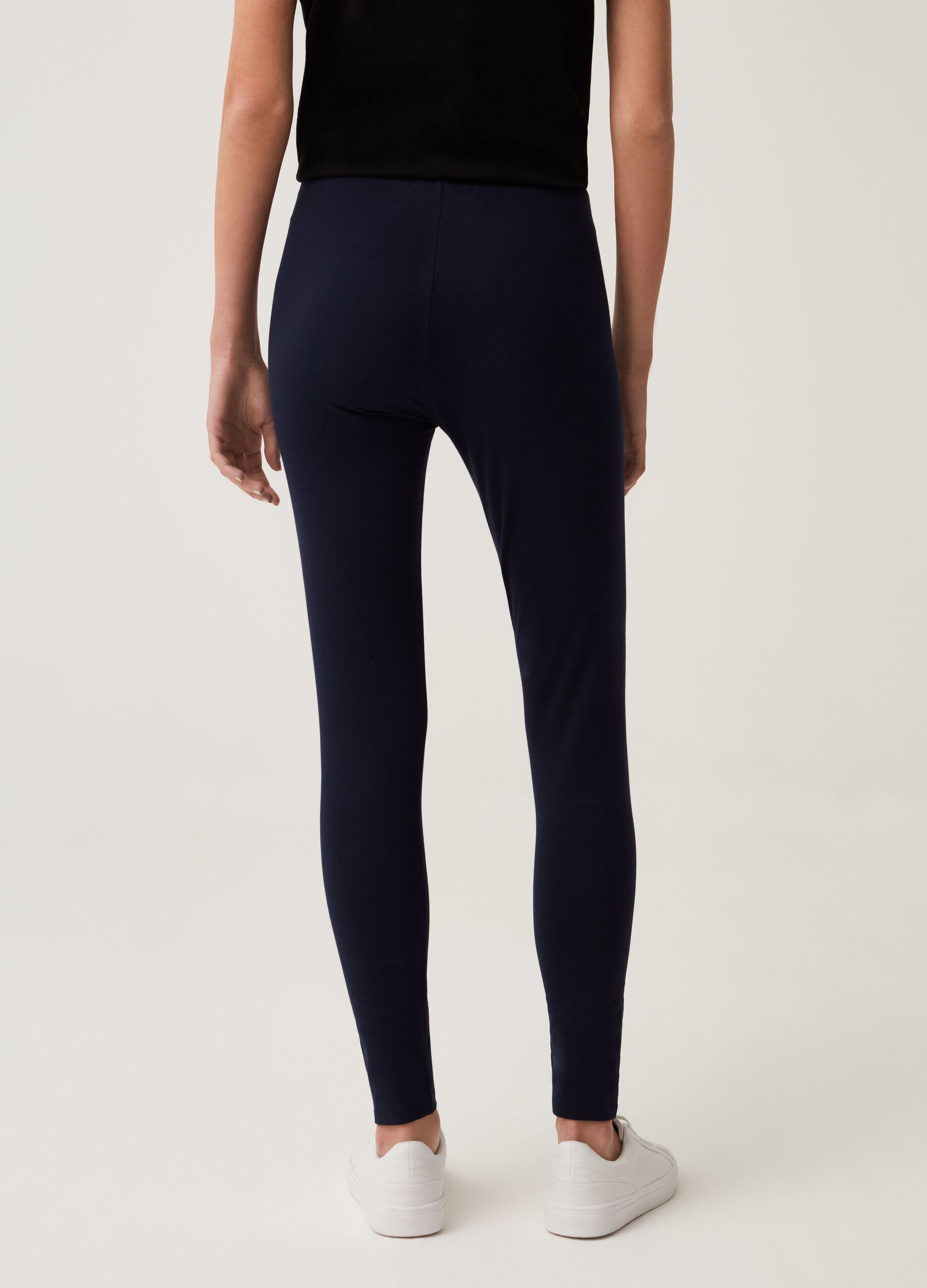 Leggings Fitness in cotone stretch_2