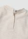 Beige and brown organic cotton-blend set with Bambi print_2