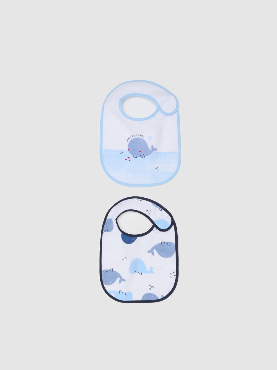 Bipack bavaglini con stampa balena _0