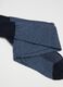 Two-pack of long blue socks in stretch cotton_1