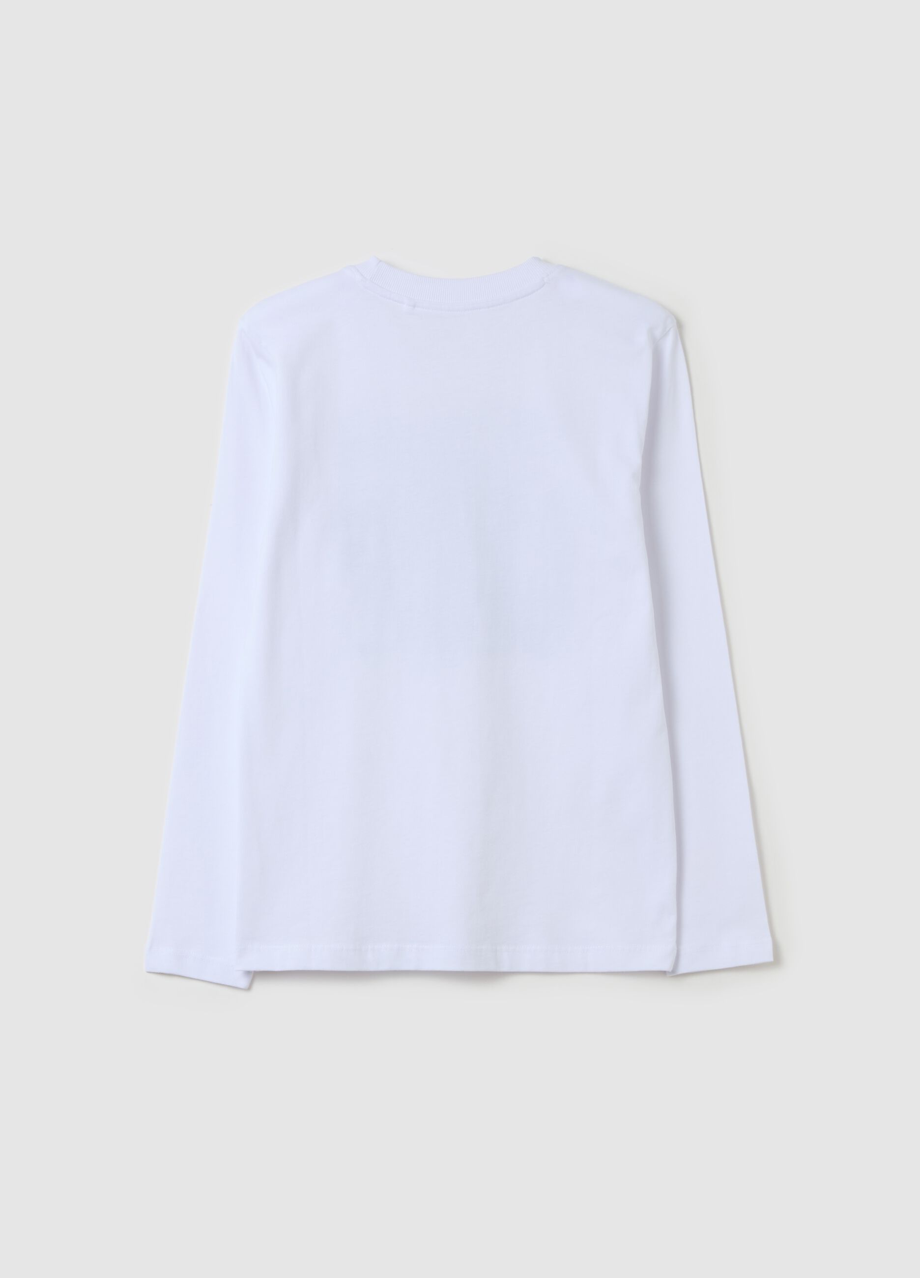 T-shirt a maniche lunghe con stampa