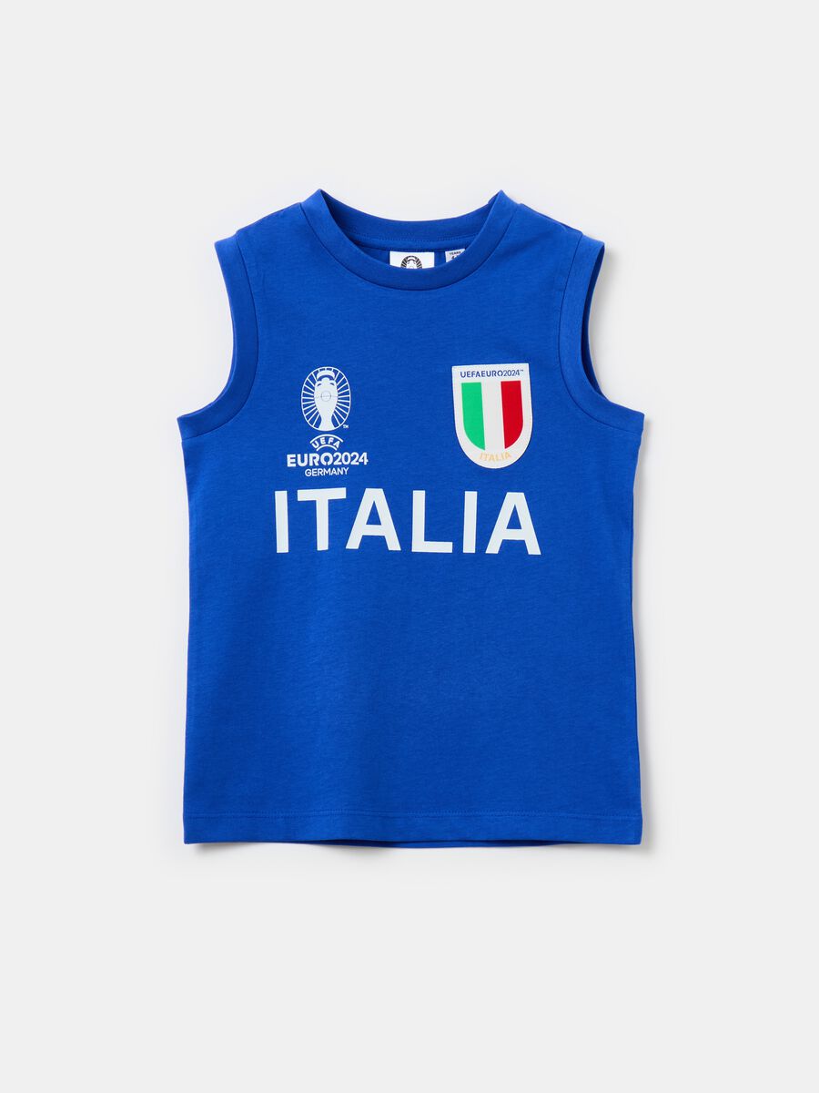 Racerback vest with UEFA Euro 2024 Italy print_0