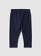 Blue stretch organic cotton leggings_1