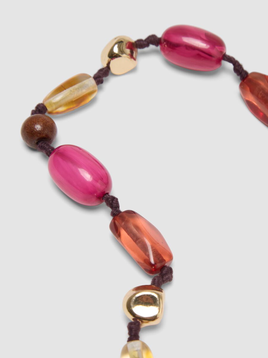 Pink Necklace with Decorative Beads_2