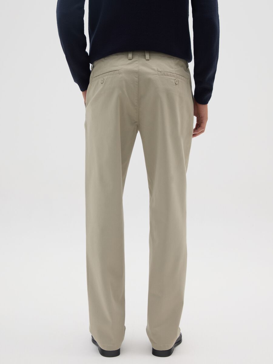 Pantaloni chino beige regular fit_2