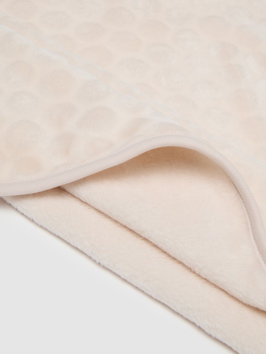 Beige Crib Cover in Faux Leather_1