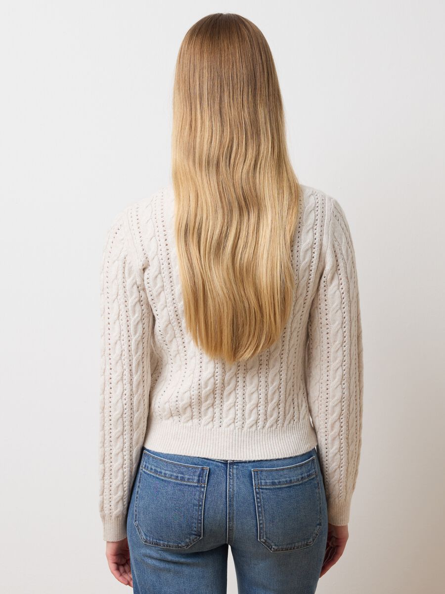 Beige Regular Fit Sweater_3